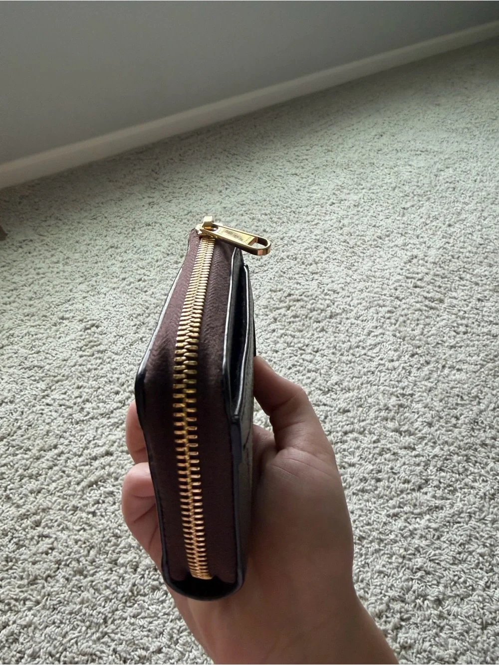 Gucci Ophidia GG Supreme Card Case Wallet Brown Green Red Web 523155